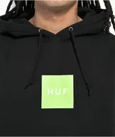 HUF Set Box Logo Black & Green Hoodie