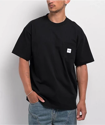 HUF Set Box Logo Black Pocket T-Shirt