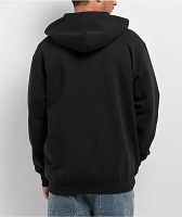 HUF Set Classic Logo Black Zip Hoodie