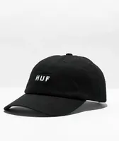 HUF Set OG Black Strapback Hat