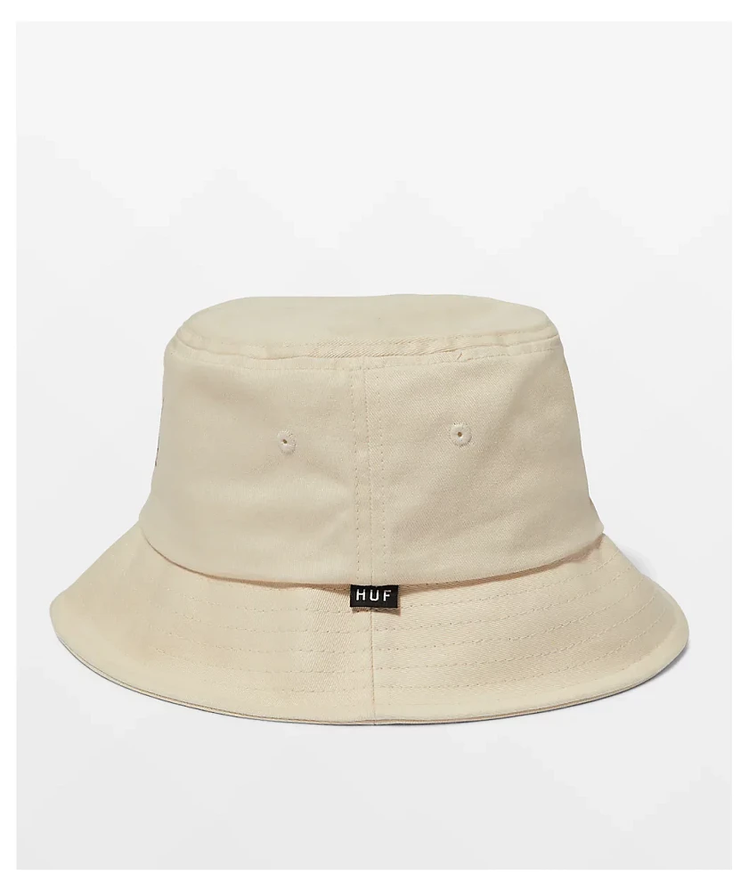 HUF Set Triple Triangle Natural Bucket Hat