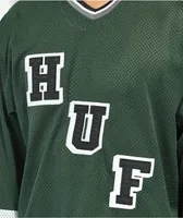 HUF Star Green & White Hockey Jersey