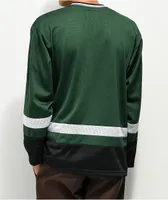 HUF Star Green & White Hockey Jersey