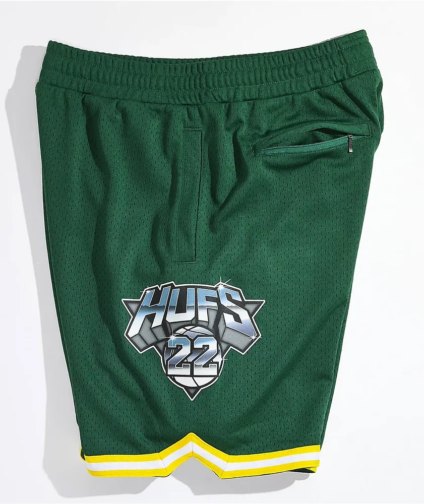 HUF The Hufs Green Basketball Shorts