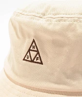 HUF Triple Triangle Set Natural Bucket Hat