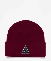 HUF Triple Triangle Wine Beanie