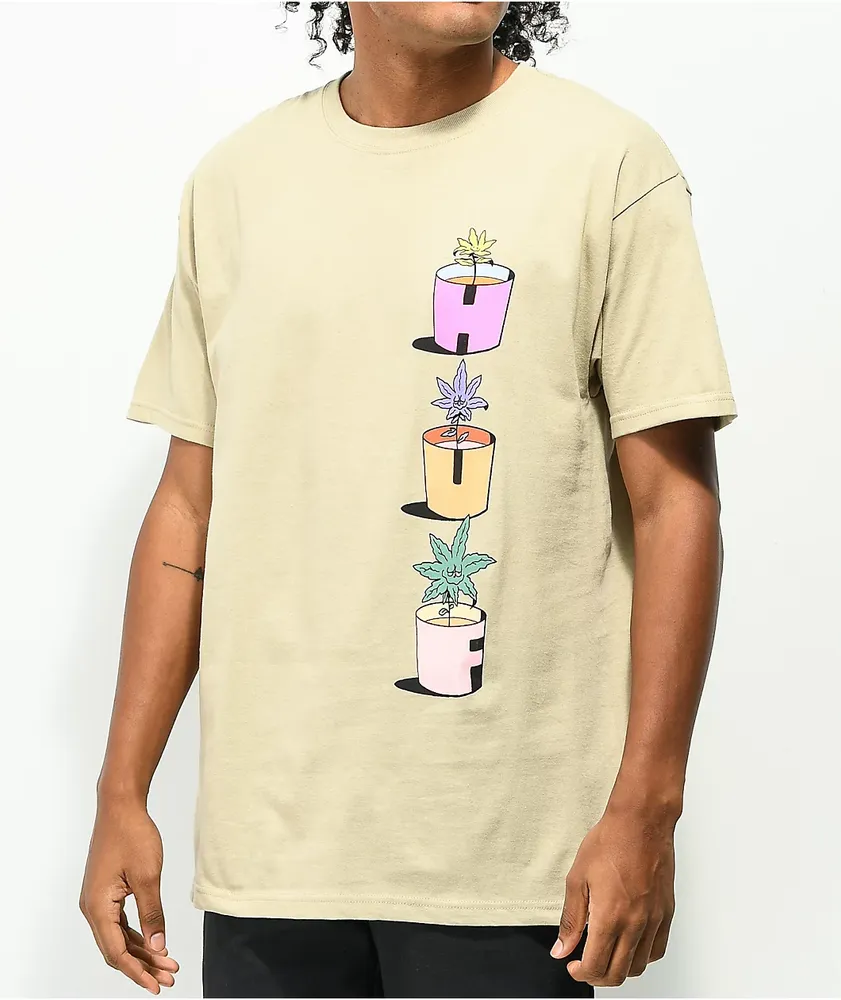 HUF Water Your Garden Sand T-Shirt