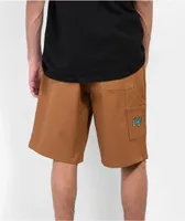 HUF Workman Rubber Brown Carpenter Shorts