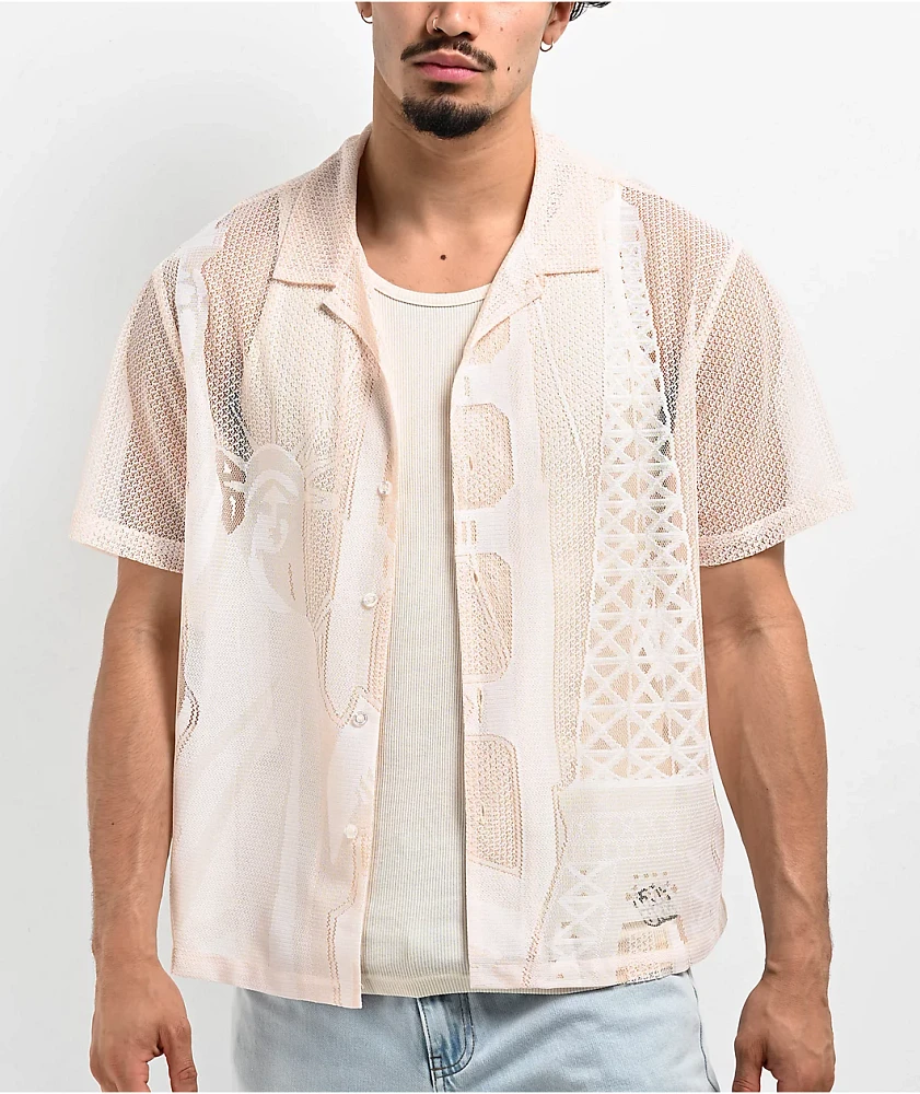 HUF World Tour Lace Short Sleeve Button Up Shirt