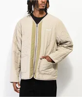 HUF Worldwide Beige Reversible Jacket