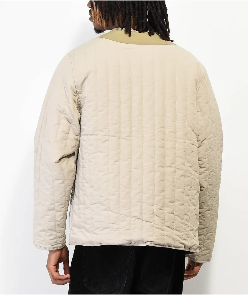 HUF Worldwide Beige Reversible Jacket