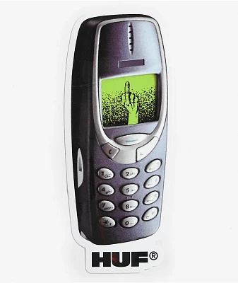 HUF XL Missed Call Sticker