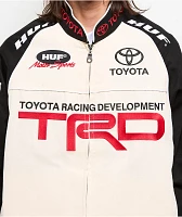 HUF x  Toyota TRD Podium Natural & Black Racing Jacket