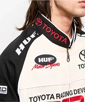 HUF x  Toyota TRD Podium Natural & Black Racing Jacket