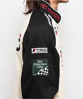 HUF x  Toyota TRD Podium Natural & Black Racing Jacket