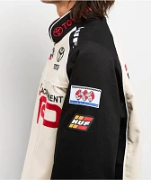 HUF x  Toyota TRD Podium Natural & Black Racing Jacket