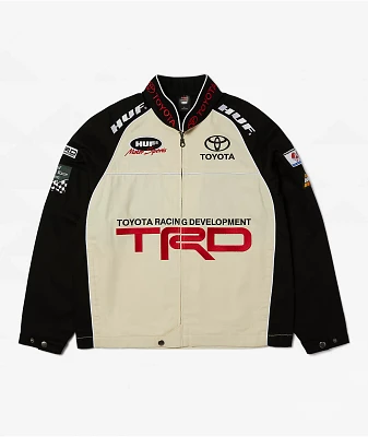 HUF x  Toyota TRD Podium Natural & Black Racing Jacket