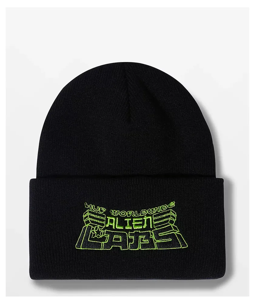 HUF x Alien Labs Black Beanie