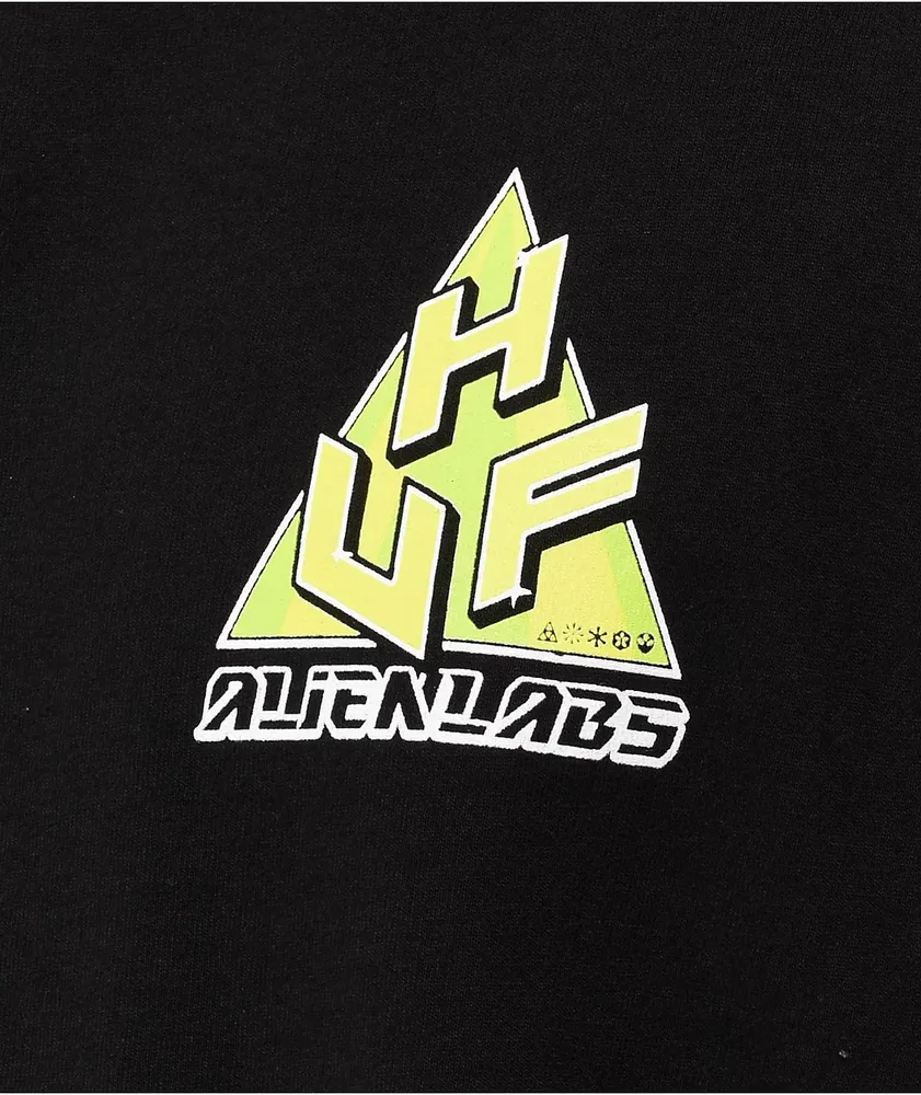 HUF x Alien Labs TT Black T-Shirt