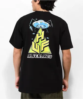 HUF x Alien Labs TT Black T-Shirt