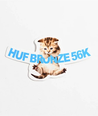 HUF x Bronze 56K Hang In There Sticker