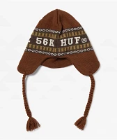 HUF x Bronze 56K Hufware Brown Flap Beanie