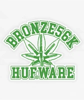 HUF x Bronze 56K Hufware Sticker