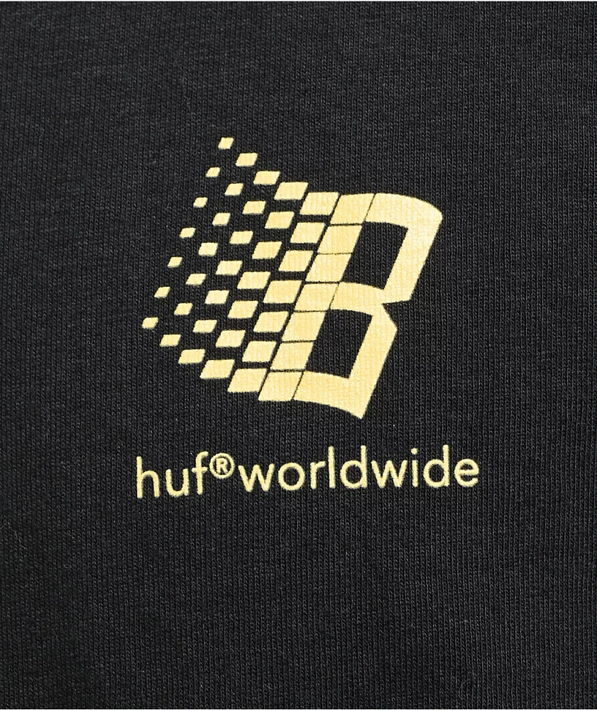 HUF x Bronze 56K Worldwide Black T-Shirt