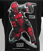 HUF x Deadpool Black T-Shirt