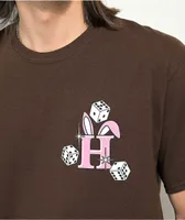HUF x Freddie Gibbs Lucky Bones Brown T-Shirt