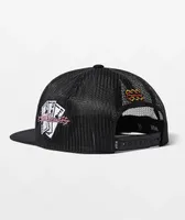 HUF x Freddie Gibbs Triple 7 Black Trucker Hat
