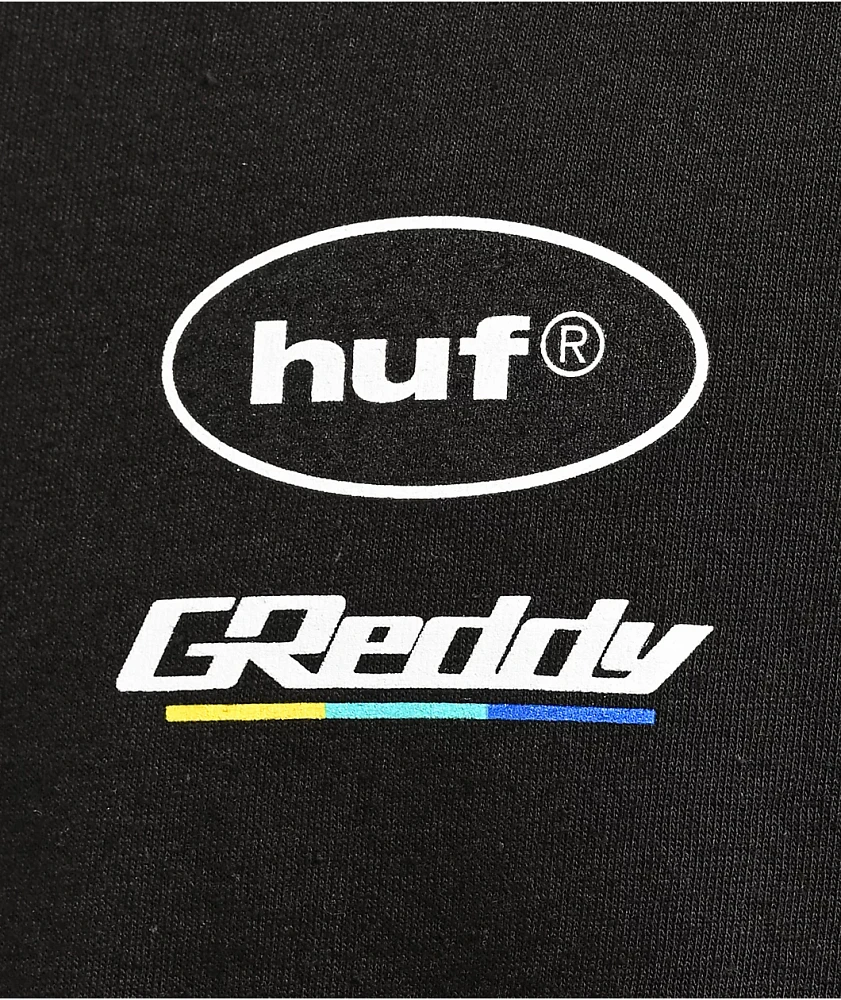 HUF x GReddy Black T-Shirt