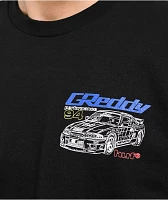 HUF x GReddy Diagram Black T-Shirt