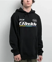 HUF x GReddy Drift Black Hoodie