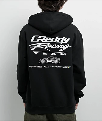 HUF x GReddy Drift Black Hoodie