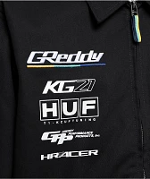 HUF x GReddy Formula Black Work Jacket