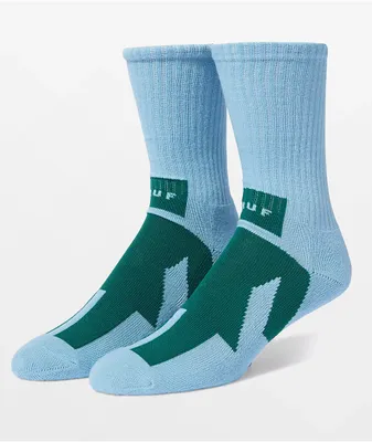 HUF x Girl Blue & Green Crew Socks