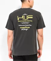 HUF x Goodyear F1 Black Wash T-Shirt