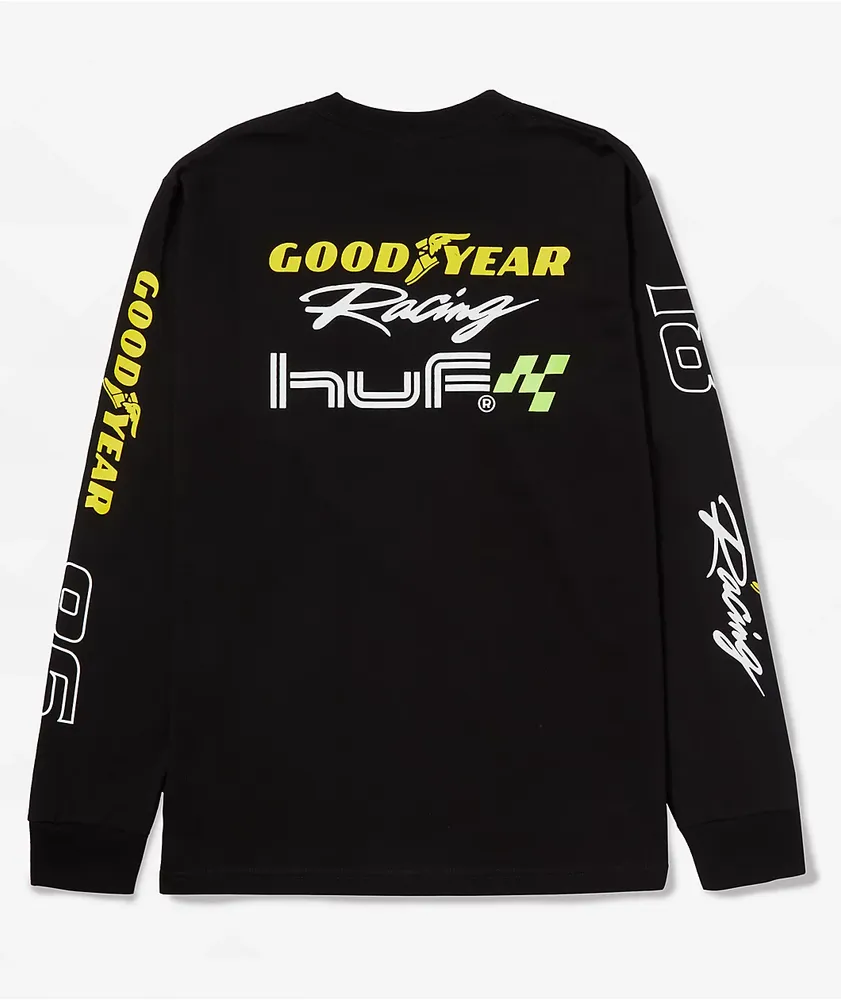 HUF x Goodyear Performance Black Long Sleeve T-Shirt