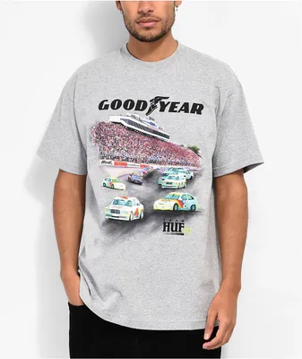 HUF x Goodyear Team HUF Grey T-Shirt