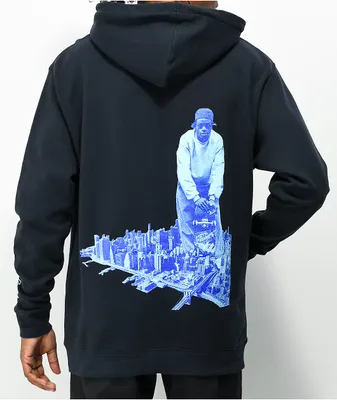 HUF x Harold Hunter Legends Never Navy Hoodie