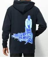 HUF x Harold Hunter Legends Never Navy Hoodie