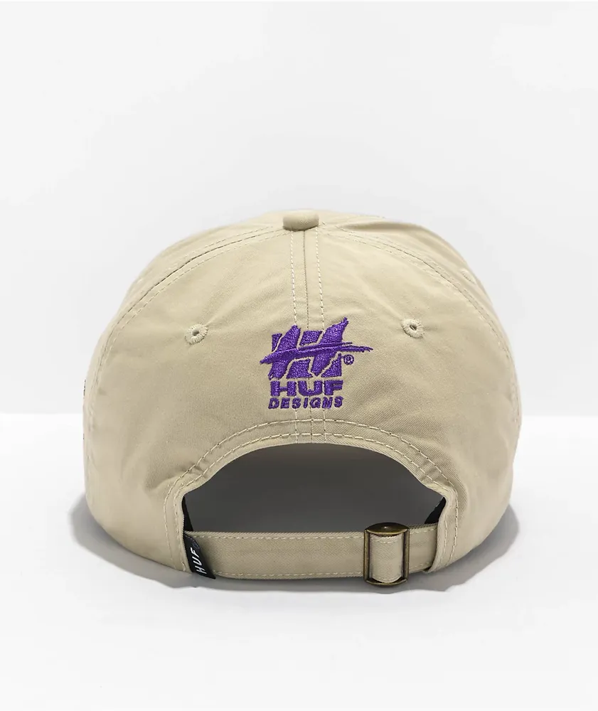 HUF x Hulk Blast Tan Strapback Hat