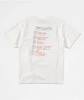 HUF x Kill Bill Death List White T-Shirt