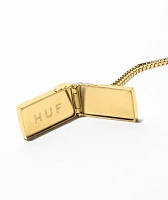 HUF x Kodak Camera Gold Locket Necklace