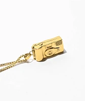 HUF x Kodak Camera Gold Locket Necklace