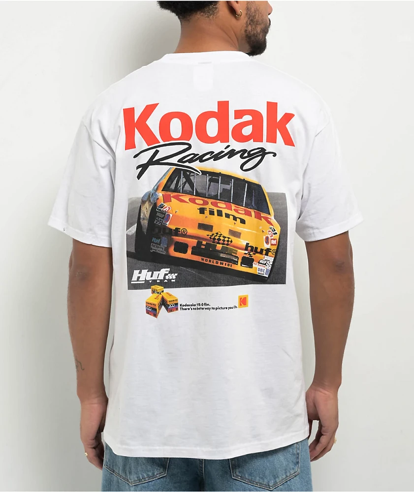 HUF x Kodak Racing Infield White T-Shirt