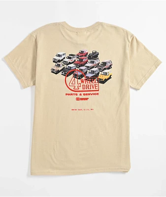 HUF x Land Cruiser Kids Timeline Natural T-Shirt