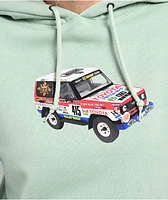 HUF x Land Cruiser Sahara Rally Mint Hoodie