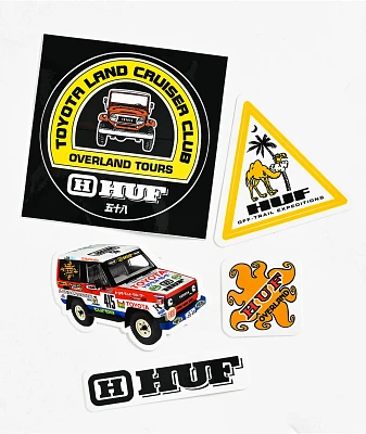 HUF x Land Cruiser Sticker Pack